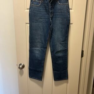 J. Crew women’s  Straight Jeans in Deep Blue